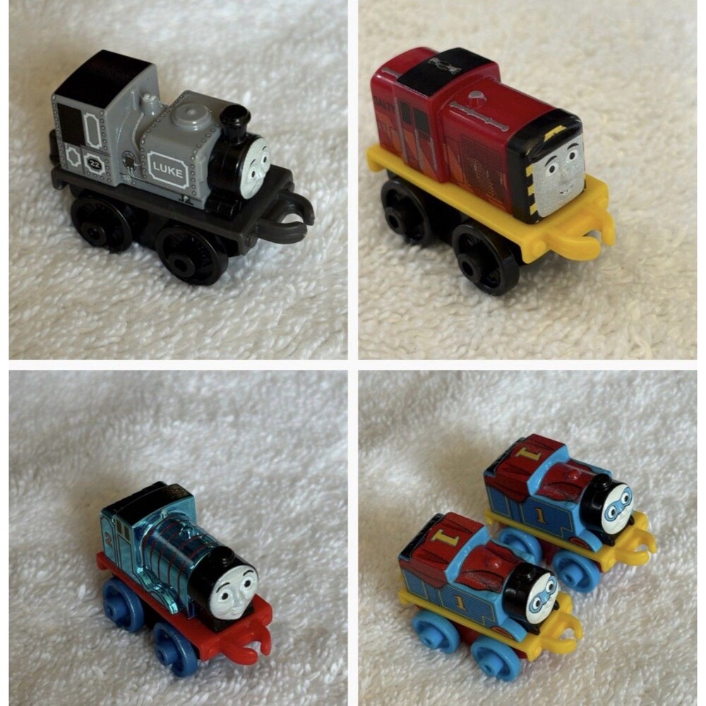 Mattel Thomas and Friends Train Minis 2014 Lot of 5 Action Figures Luke Salty